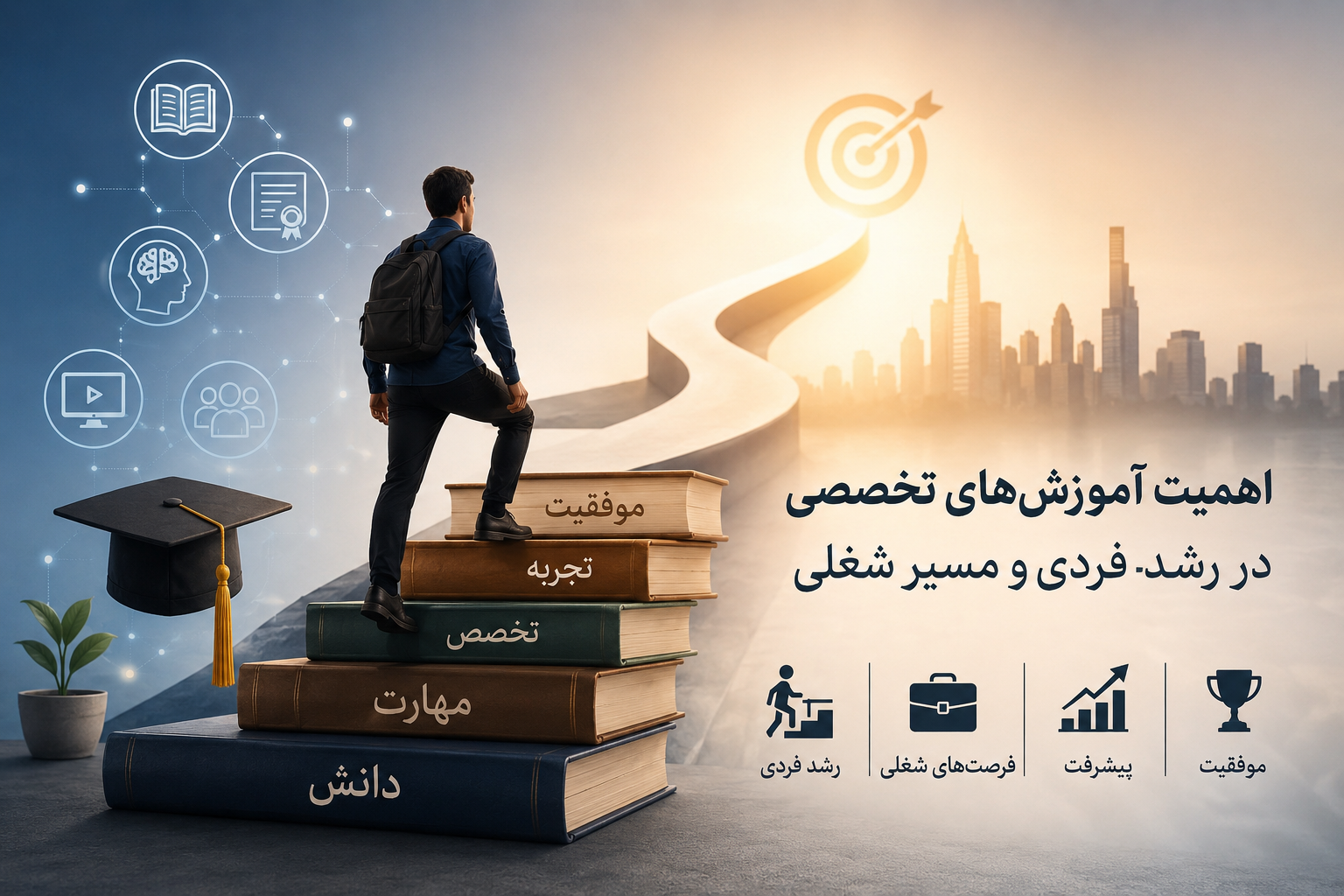 اهمیت آموزش‌های تخصصی در رشد فردی و مسیر شغلی