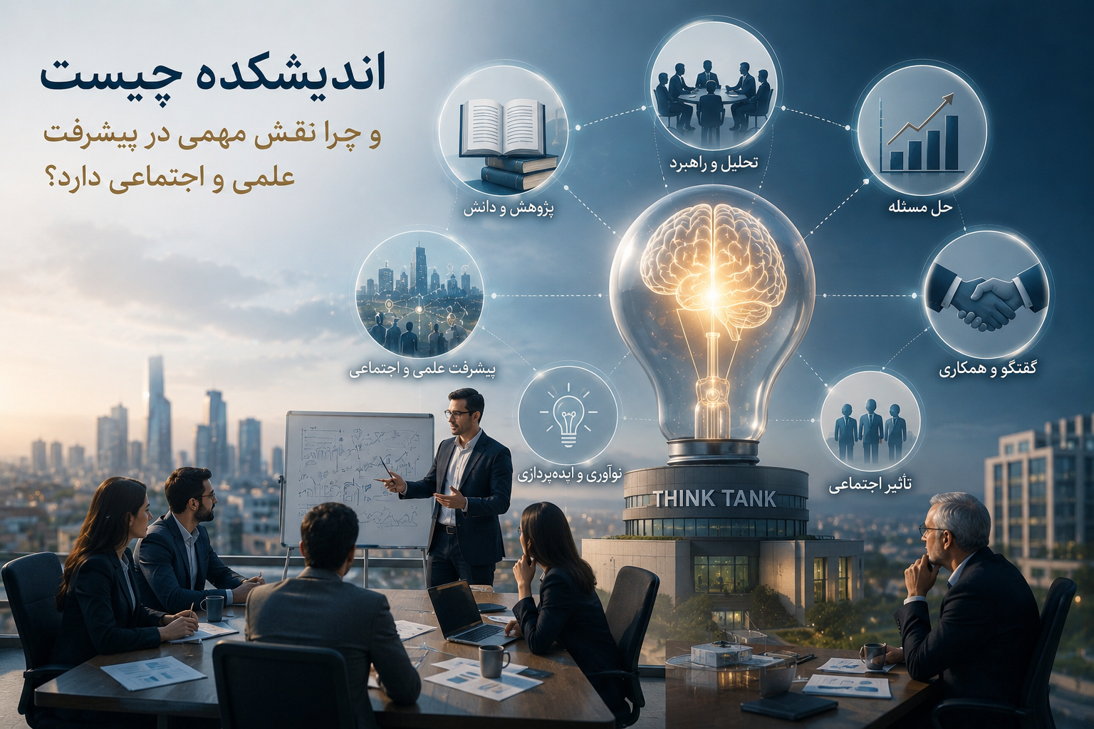 اندیشکده چیست و چرا نقش مهمی در پیشرفت علمی و اجتماعی دارد؟